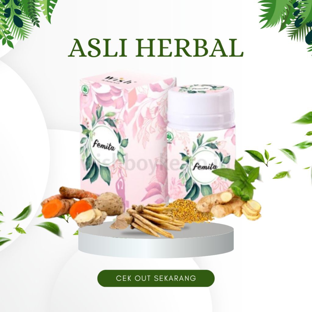 Wish Femita by Dr Boyke untuk Kesuburan Wanita dan Memelihara Kesehatan Peranakan - 30 Capsule