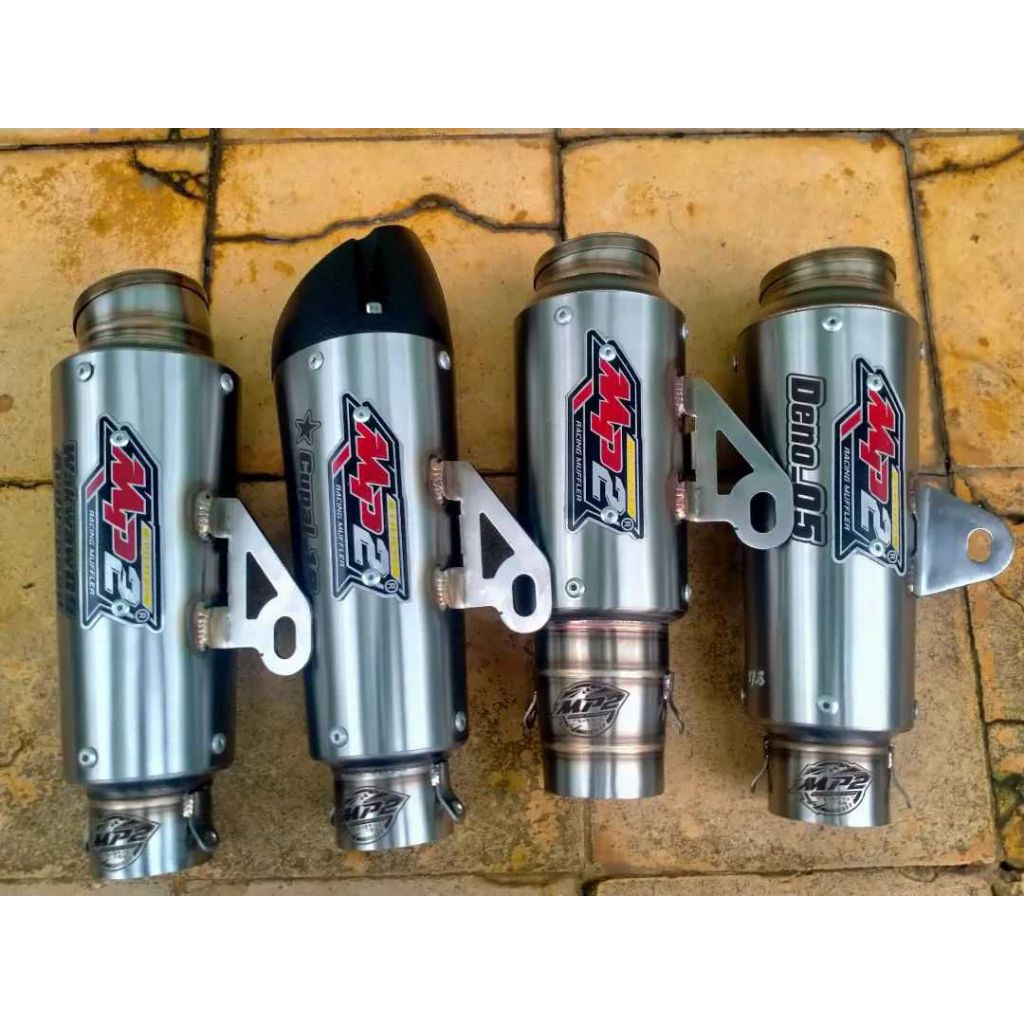 Silencer knalpot Racing Original Mp2 Racing Muffler All Motor