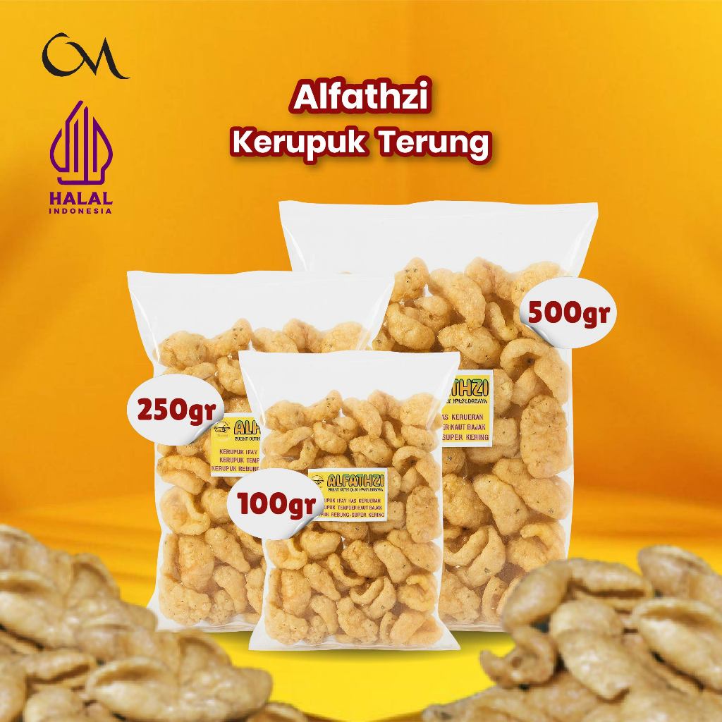 Alfathzi Kerupuk Terung Premium Renyah, Gurih - Camilan Sehat Tanpa MSG, Ringan, Lezat