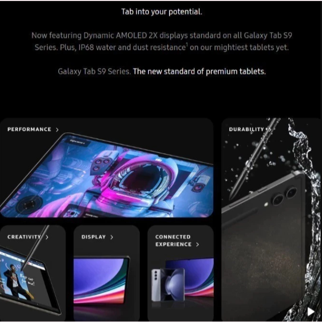 Samsung Galaxy S9 Tab 11 Inch | 5G/4G LTE | 16GB RAM 512GB ROM | Dual SIM | Android Tablet | Garansi