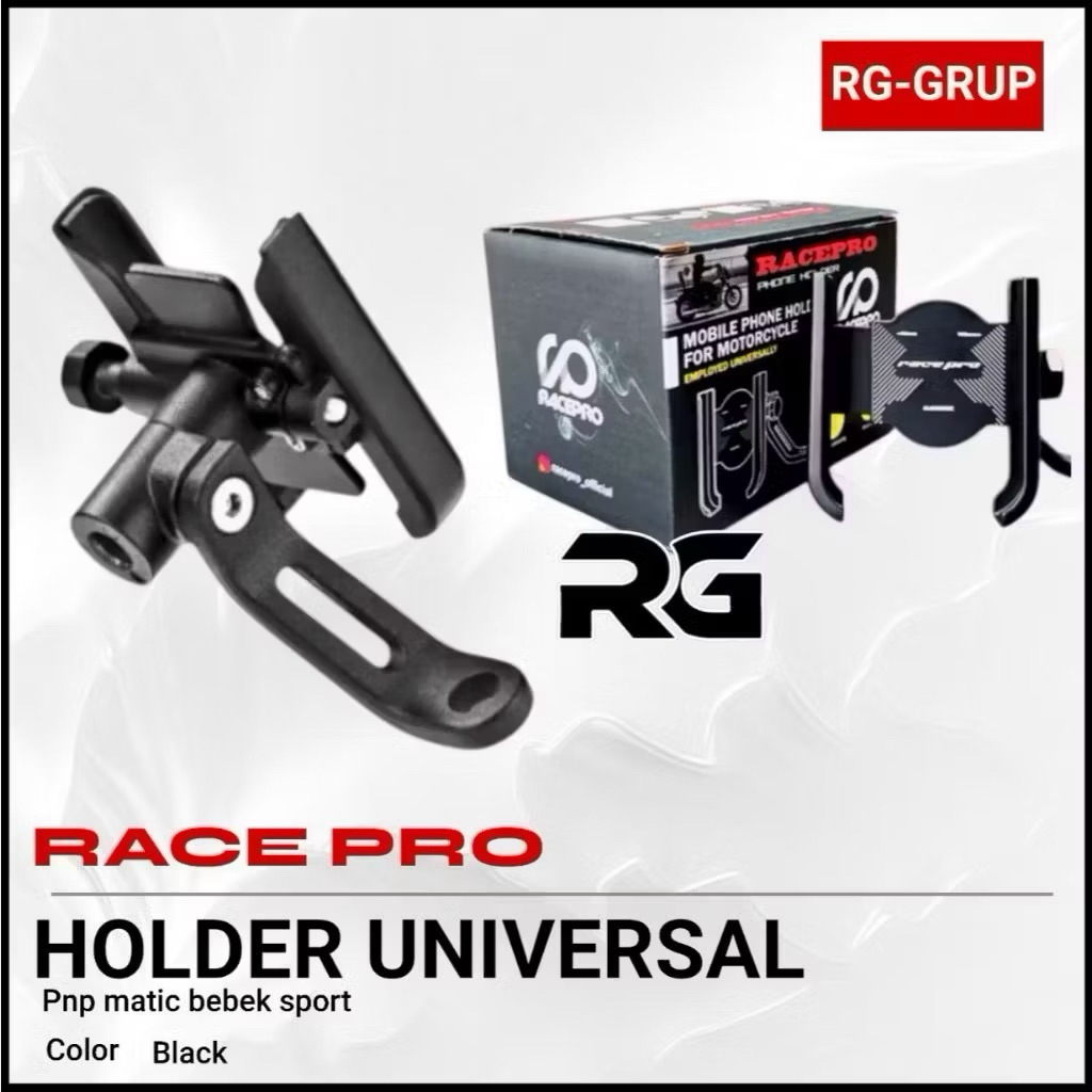 Holder Phone Holder Hp Sepeda Motor Alumunium Alloy Tempat Hp Dudukan Hp Sepeda Motor Holder vario b