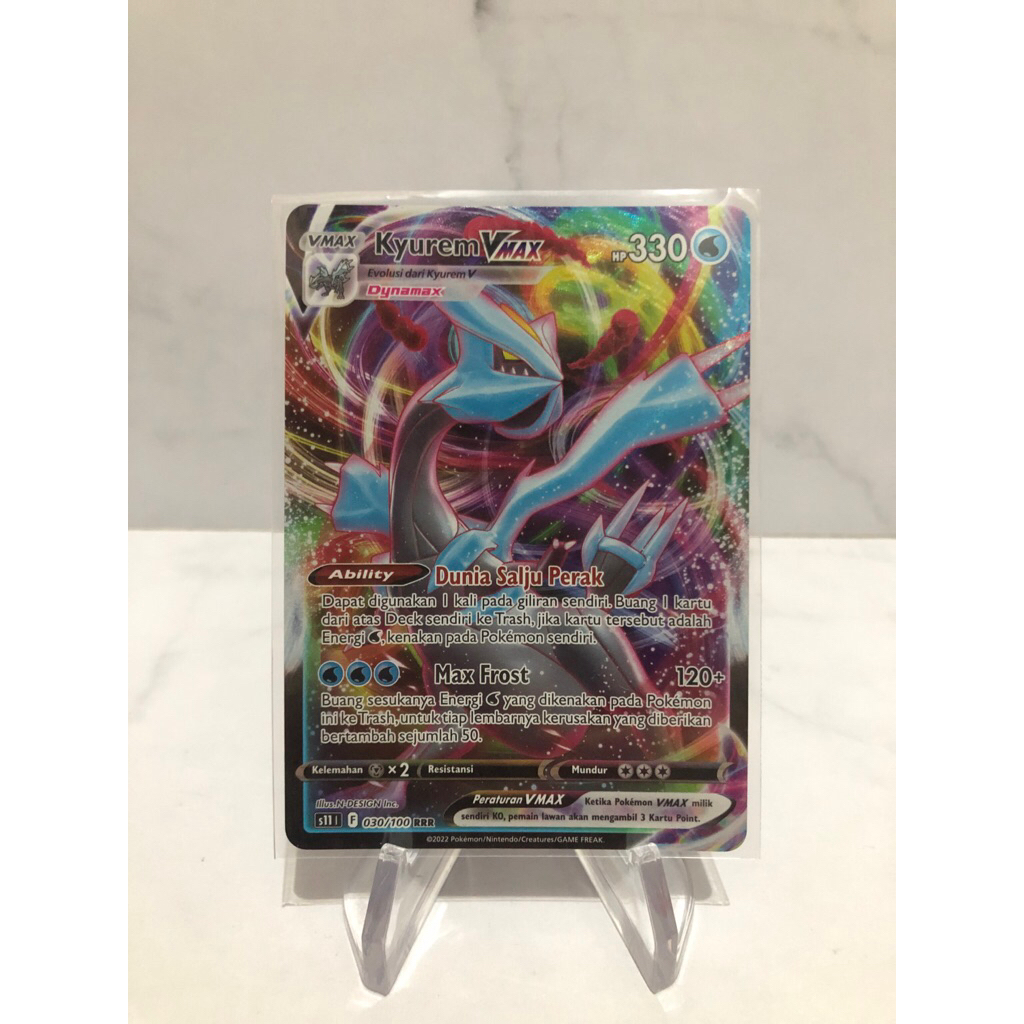 kyurem vmax pokemon tcg indonesia