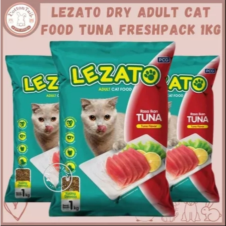Makanan Kucing LEZATO Freshpack 1kg - Lezato Makanan Kering Kucing