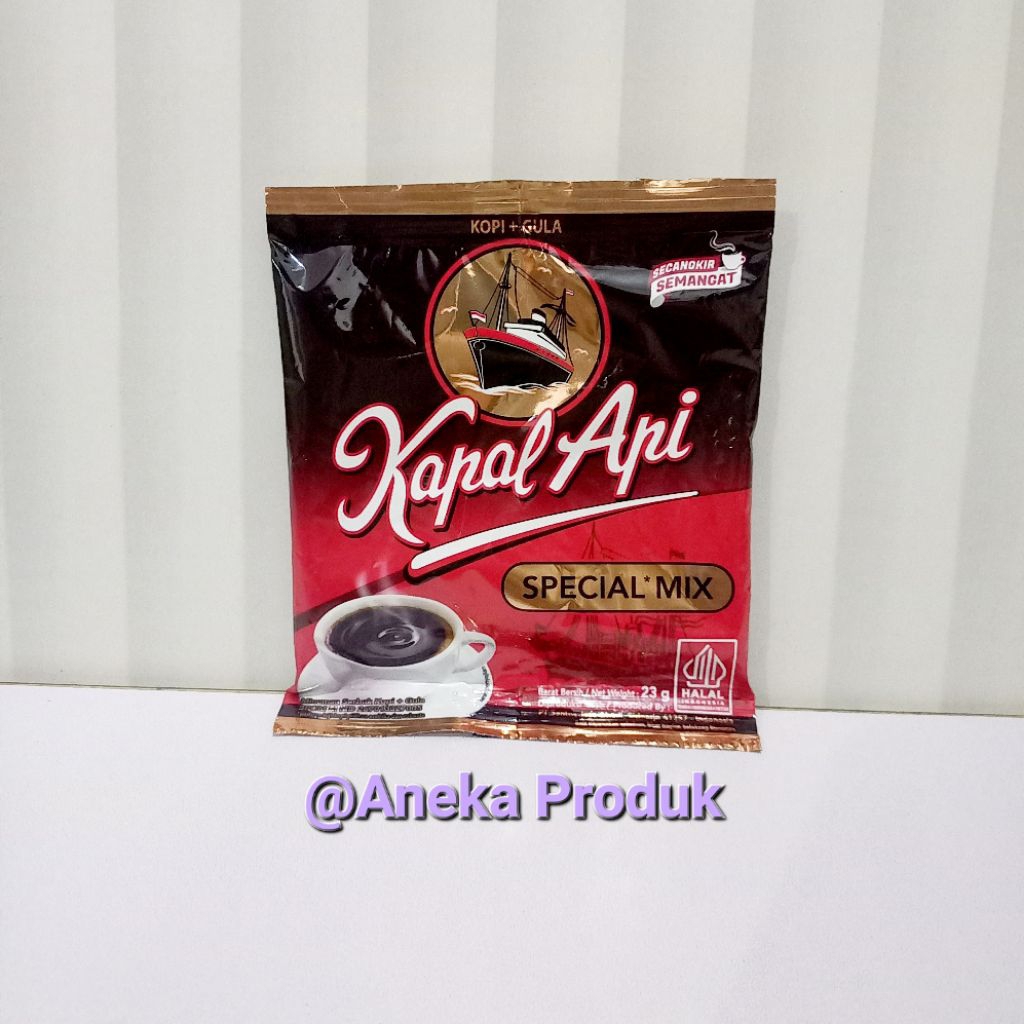 Kopi Kapal Api Spesial Mix 1 renteng/Kopi Kapal Api + Gula
