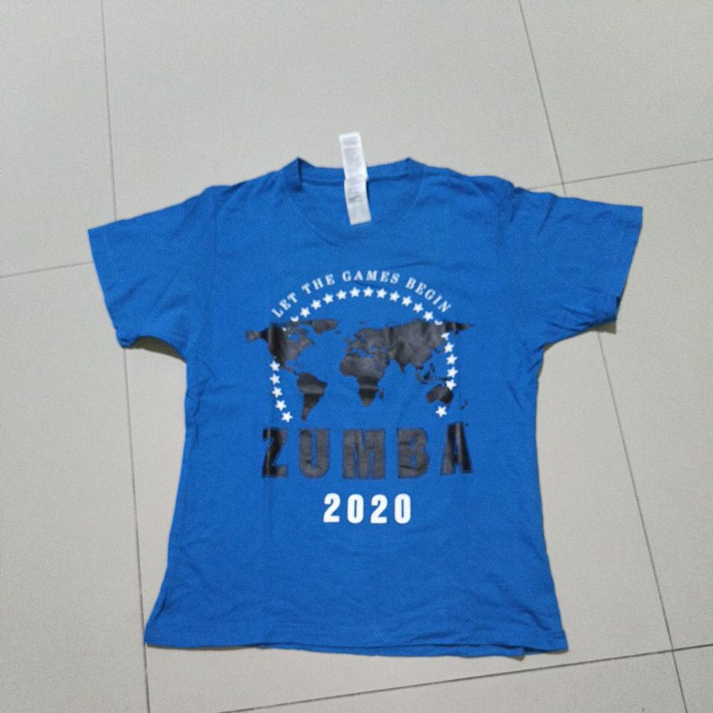 Preloved Kaos Zumba Wear ZW Original