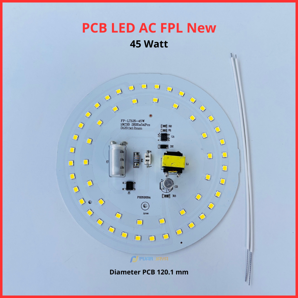 PCB Led AC FPL New 45 watt Mesin Lampu Led 45W Modul Lampu LED 45watt