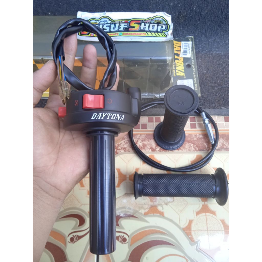 gas spontan Daytona on off + Switch Original Japan universal