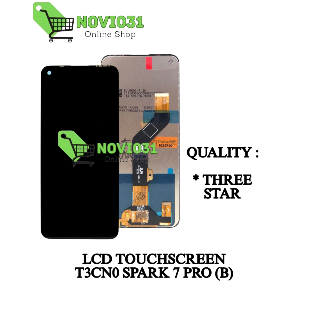 Novi031 _ Lcd Touchscreen Tecno Spark 7 Pro
