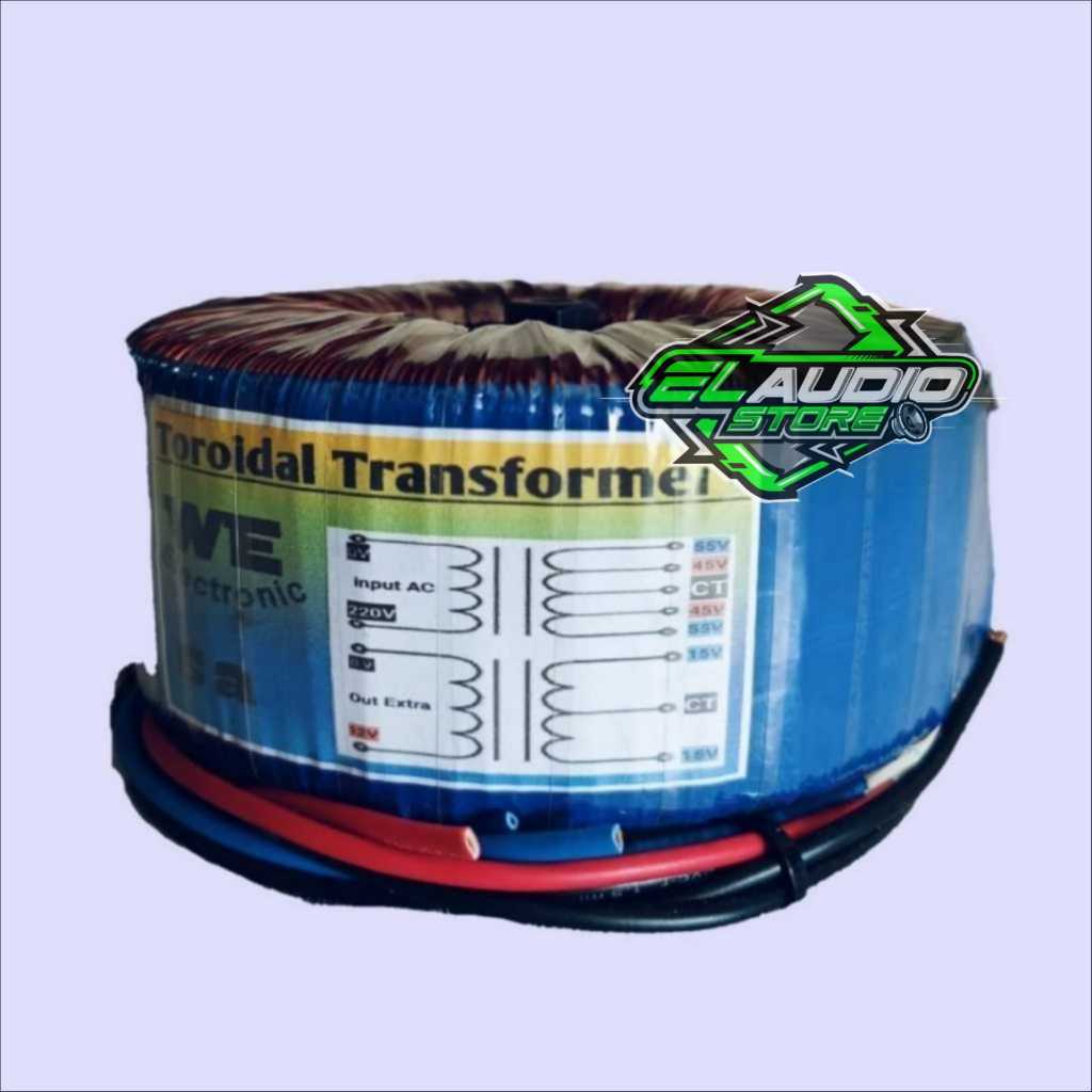 Travo Donat Toroid 5A BESAR CT 55V 45V / Travo Teroid 5 Amper Tembaga Murni HELENIC Jerman