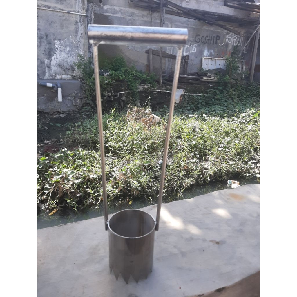 Plong molsa | plong cemplong | alat pelobang mulsa | Pipa Stenless