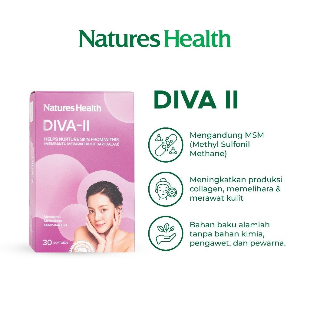 Nature's Health DIVA II 30's Skin Nutrition Natures Health
