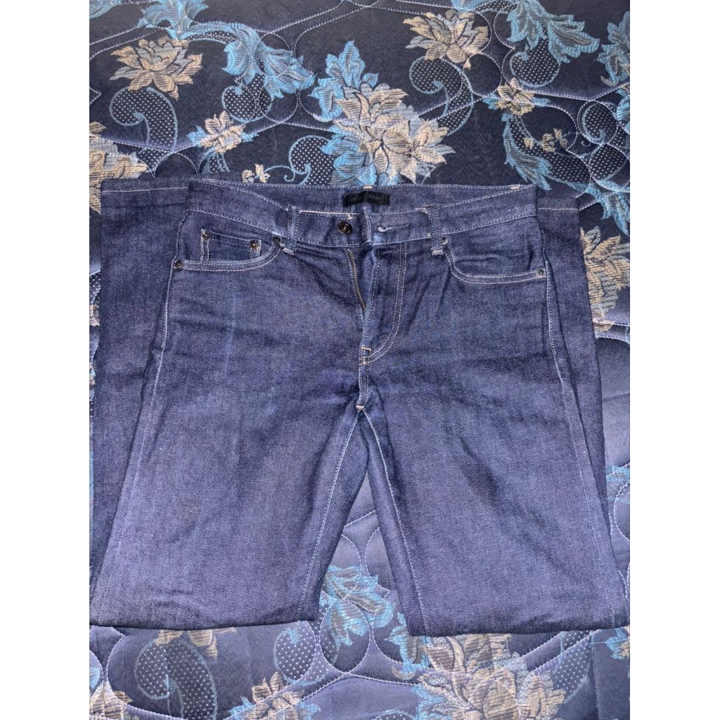 JEANS UNIQLO DARK BLUE SELVEGE