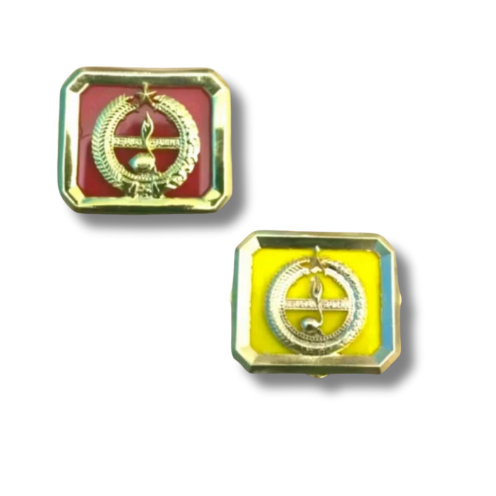 Emblem tatop cor logam pramuka penggalang penegak