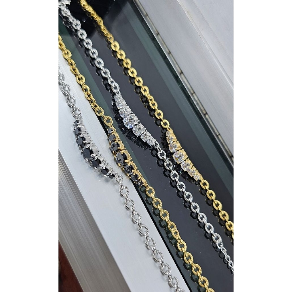 gelang titanium, gelang mata , gelang mata hitam dan putih , gelang dewasa