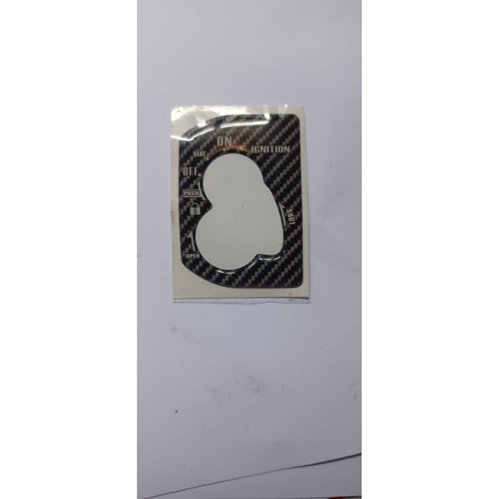 Emblem kunci Motor beat 2020 karet timbul resin