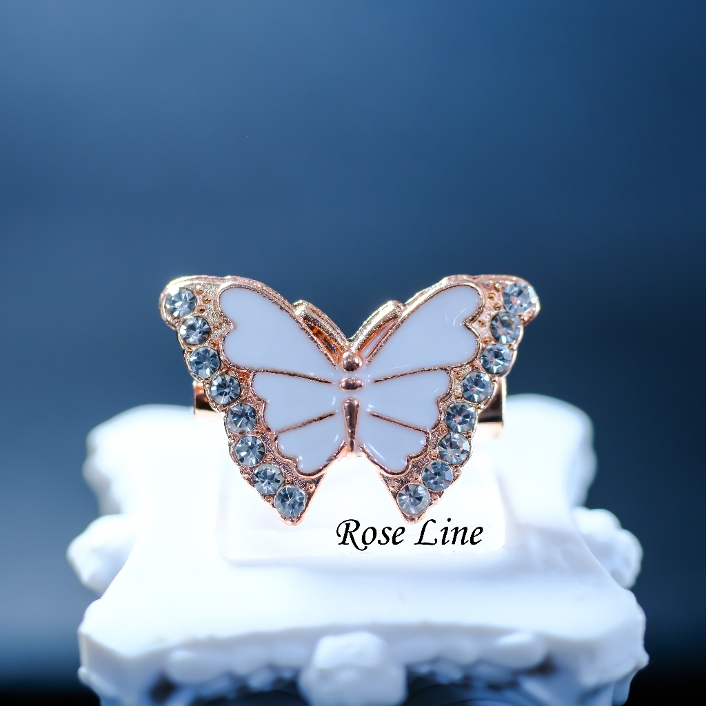 Bros Dagu Valette Noble Wing Elegan Premium Model Kupu Mewah untuk Hijab dan Kebaya