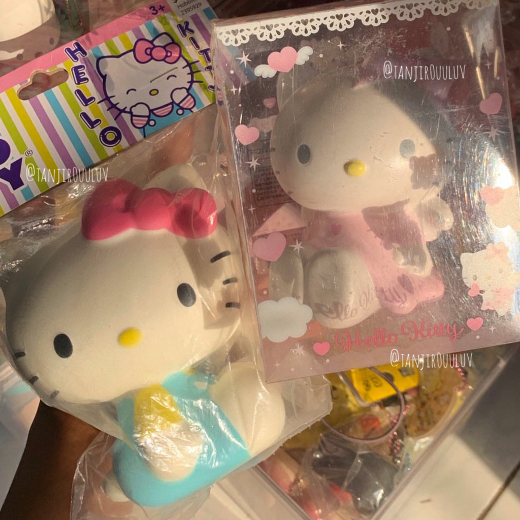 [baca deskripsi] RARE HELLO KITTY SQUISHY JAPAN AND USA, Rare squishy, hellokitty squishy