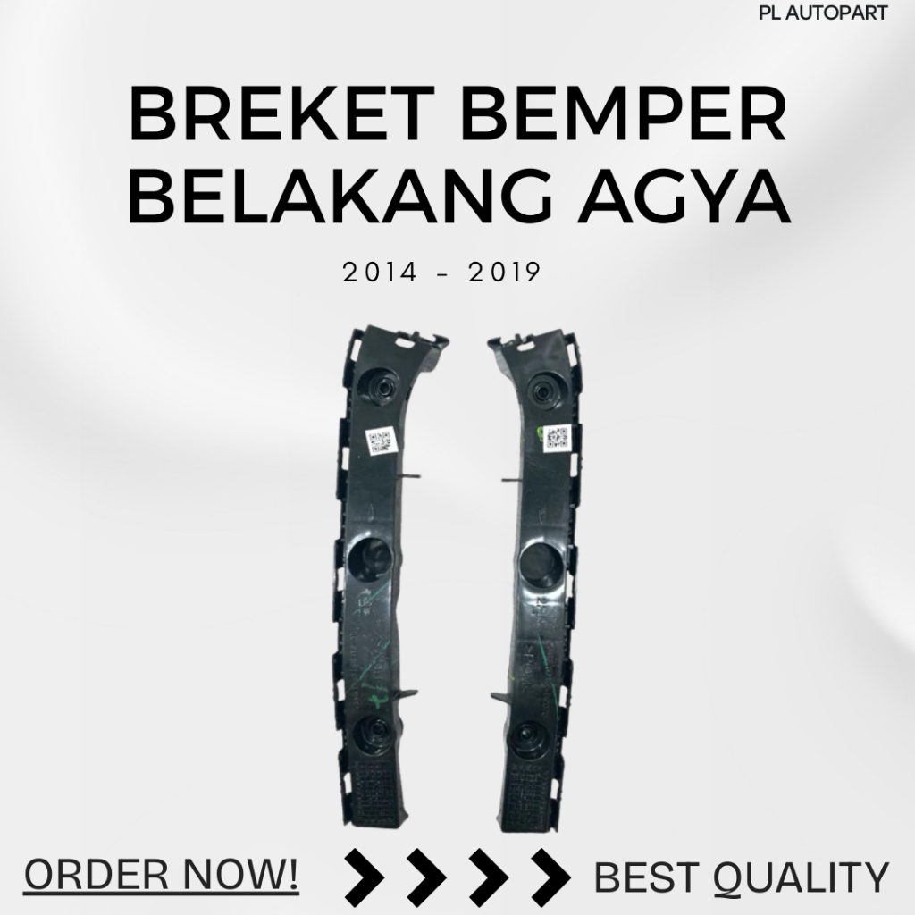 BREKET BEMPER BELAKANG ATAU SUPPORT BREKET BELAKANG AGYA 2014–2019