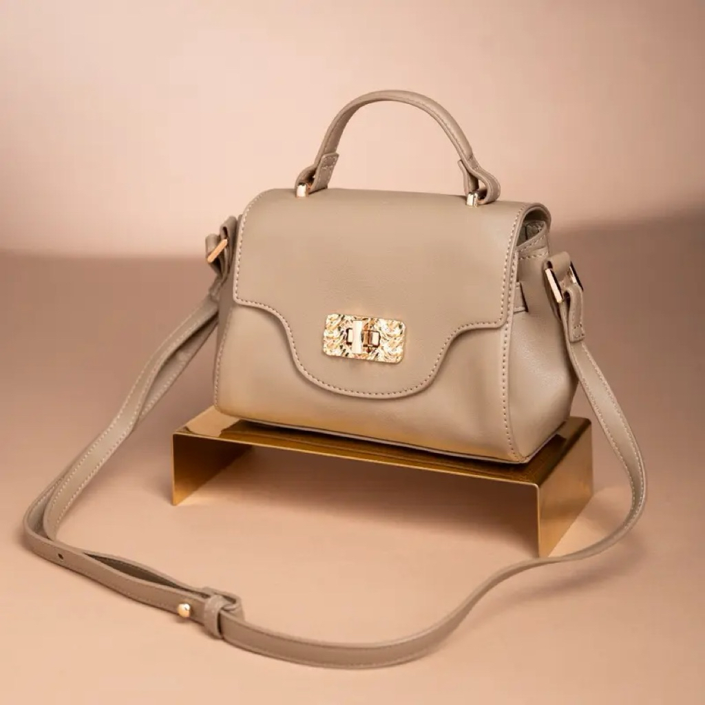 IMPERFECT SALE HEYLOCAL - NEW LEVAUGHN BAG TAUPE MINI