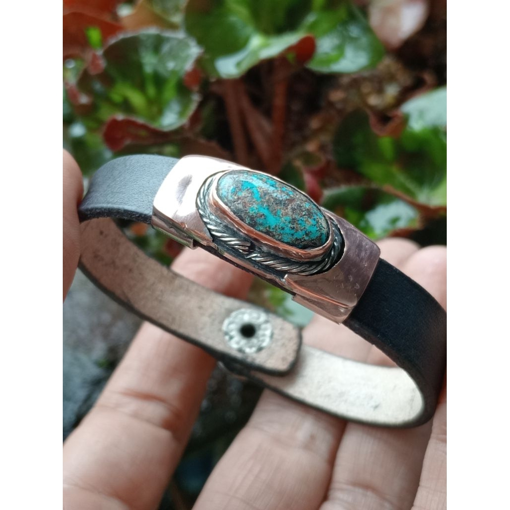 gelang kulit pirus Persia 00012