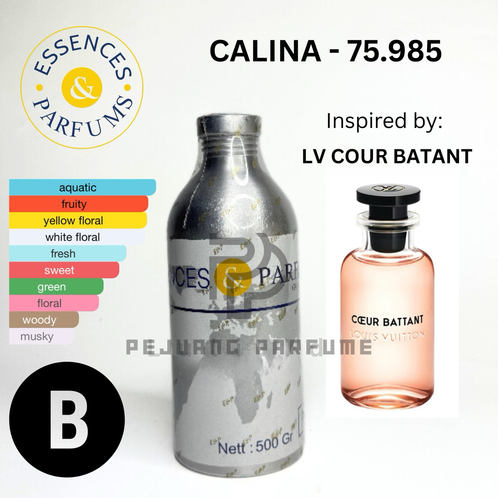 BIBIT CALINA 75.895 ESSENCES GRADE B | INSPIRED BY LV COURE BATANT | 100% BIBIT ESSENCES 100ML REPAC