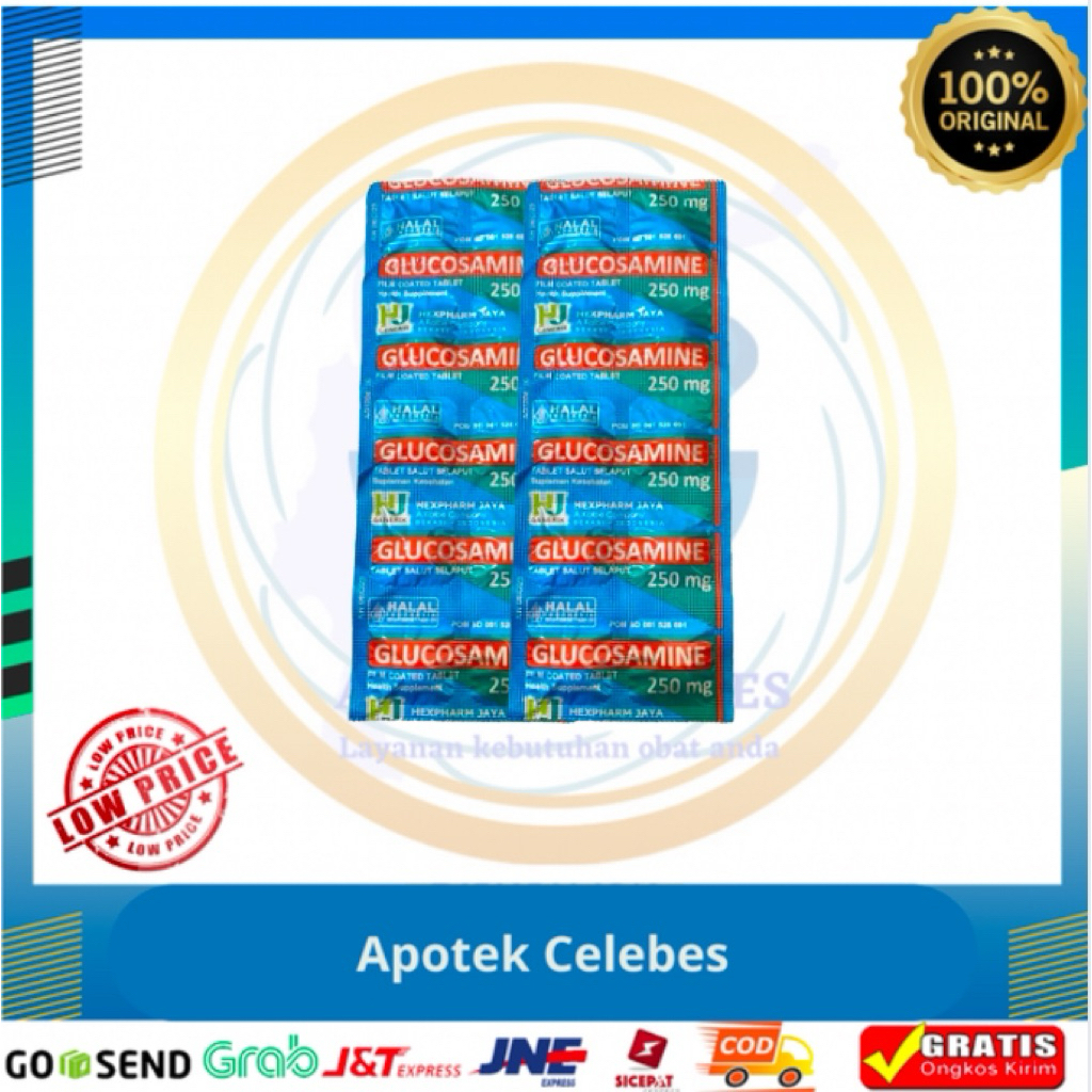 Glucosamine 250mg strip Hexpharm