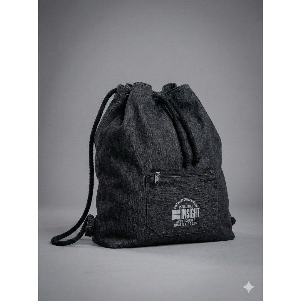 Tas Ransel Serut insight Denim original