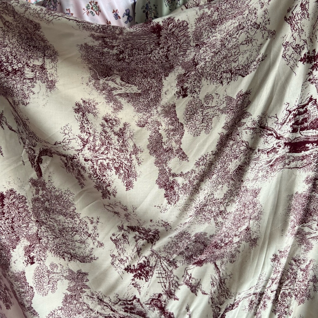 Kain Katun Rayon Viscose Premium | katun rayon | rayon motif | Rayon premium | Daster | Kemeja | Piy