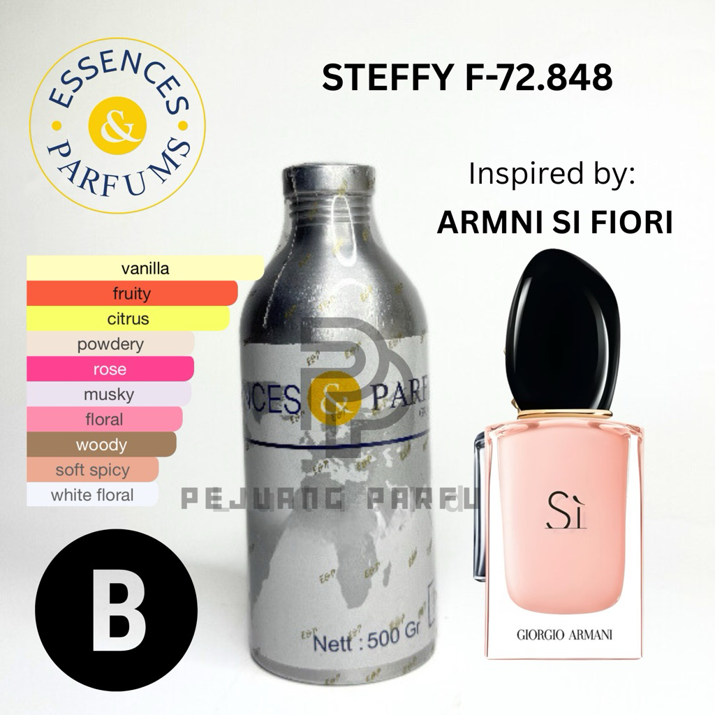 BIBIT ESSENCES STEFFY F 72.848 GRADE B | INSPIRED BY ARMANI SI FIORI | BIBIT ESSENCES 100ML REPACK D