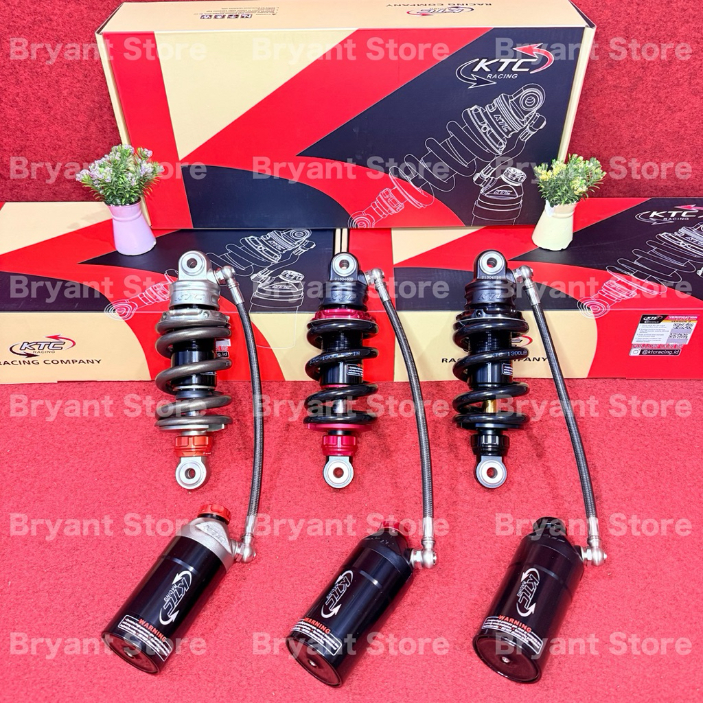 MONOSHOCK KTC RACING ORIGINAL 208MM SHOCK BELAKANG TABUNG PISAH MX KING JUPITER OLD NEW MONO SHOCK 2