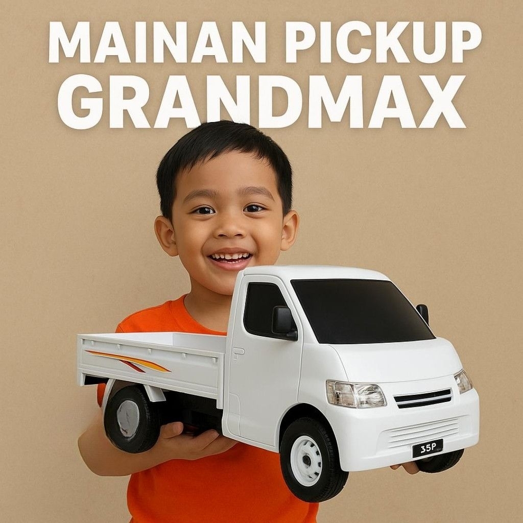 Mainan Anak Miniatur Mobil Pickup Granmax Ukuran 35cm Non Musik Free Tali SNI Murah