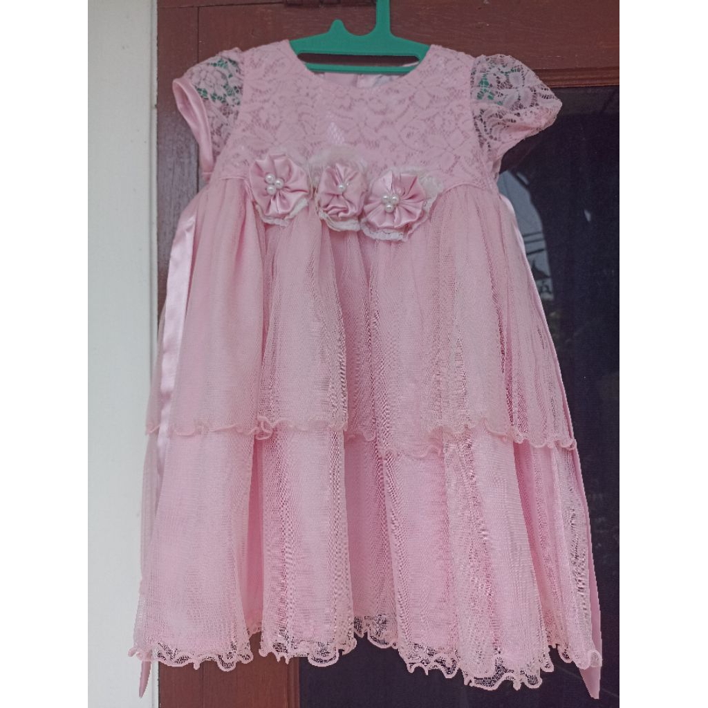 PRELOVED DRESS ANAK PEREMPUAN MERK DONITA/BAJU ANAK PEREMPUAN/DONITA BRANDED/BAJU PESTA ANAK PEREMPU