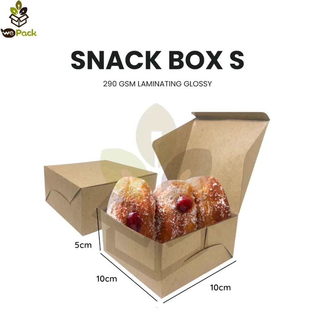 Snack kue box Dus snack nasi ayam KFC KRAFT size S