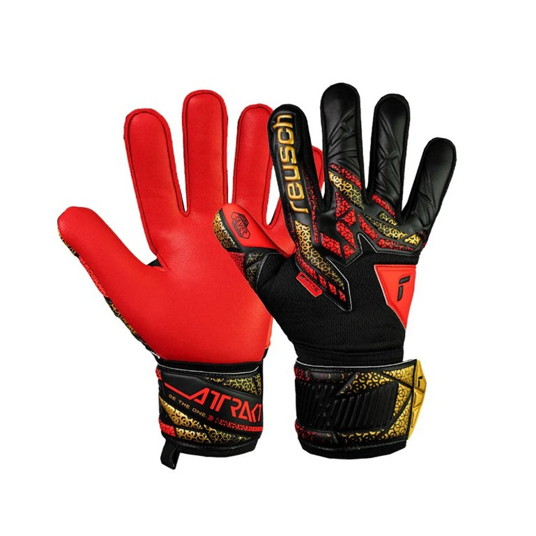 Sarung Tangan Kiper Reusch Attrakt Silver GK GLOVE 55702157075