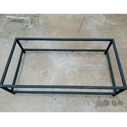 rangka kolam ful besi ukuran 150x50X50