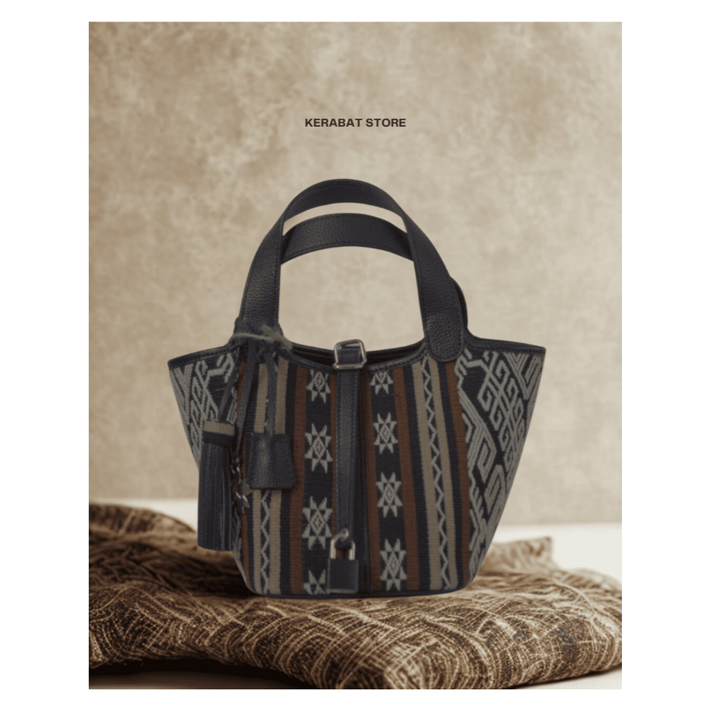 RIZ BATIK - MIWA TAS TENUN MOTIF BATIK - TAS PREMIUM WANITA, SHOULDER BAG, SLINGBAG, HANDBAG, TAS WA