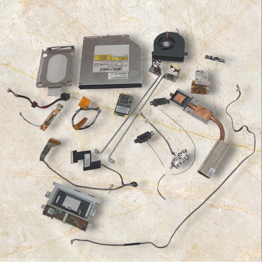 sparepart laptop Toshiba satelit L510 DVD Bracket Hardisk tombol klik kanan kiri fleksibel LCD fleks