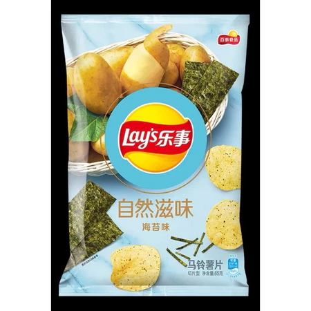 Lays Seaweed Snack China Kemasan isi 60 Gram Cemilan Makanan Ringan Sweet Potato