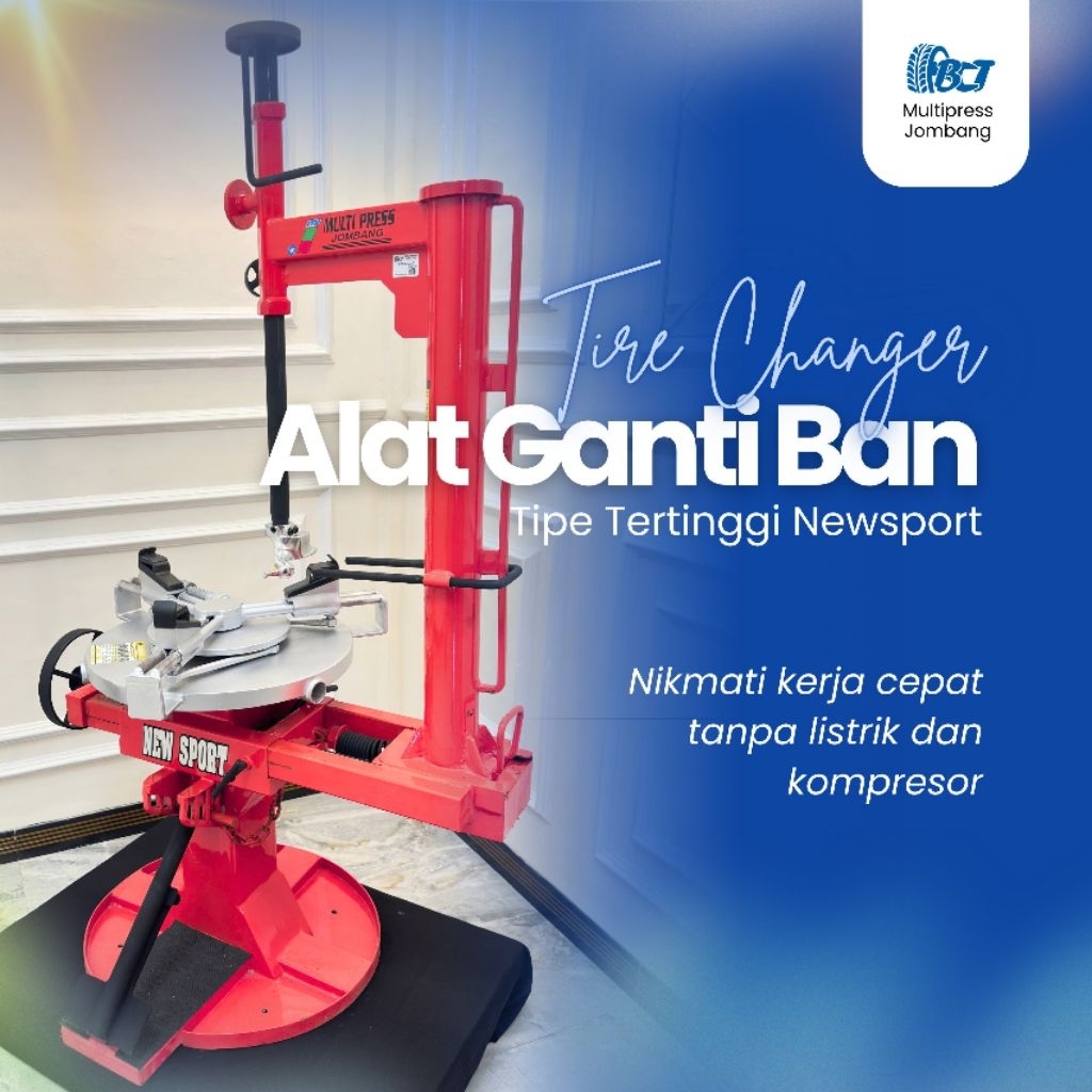 BCT Tire Changer Alat Buka Ban Manual TIPE NEW SPORT