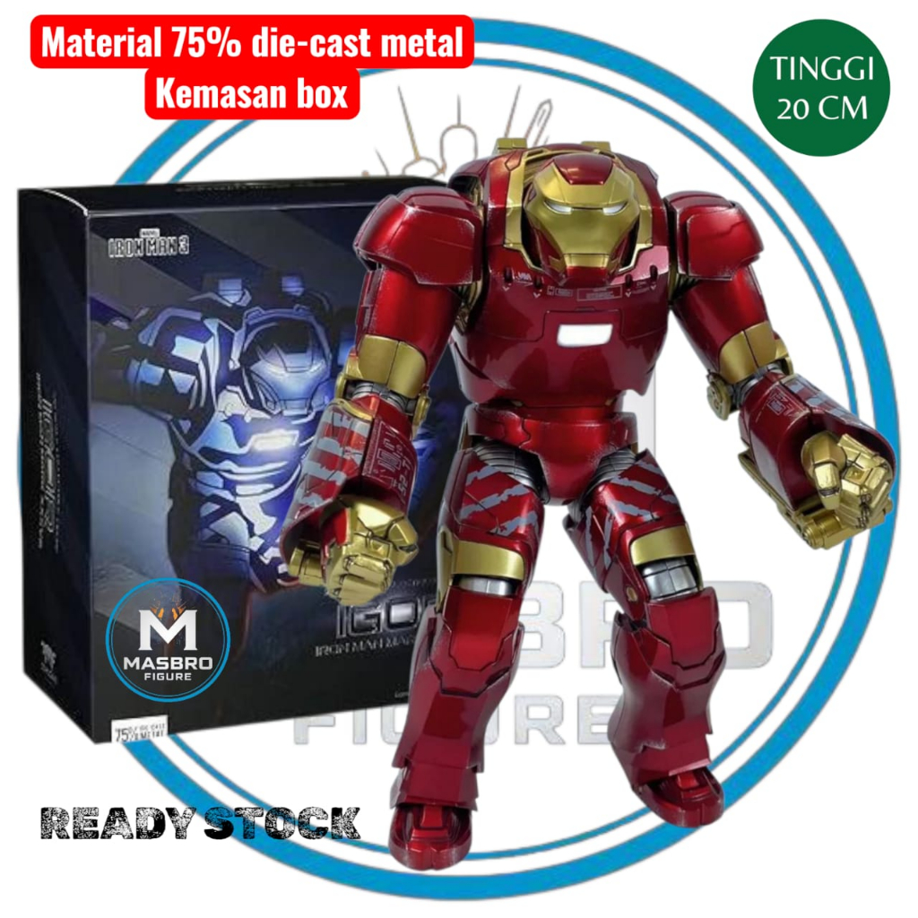 COMICAVE Studios 1/12 Collectible Premium Figure IRON MAN Mark 38 IGOR Red Version