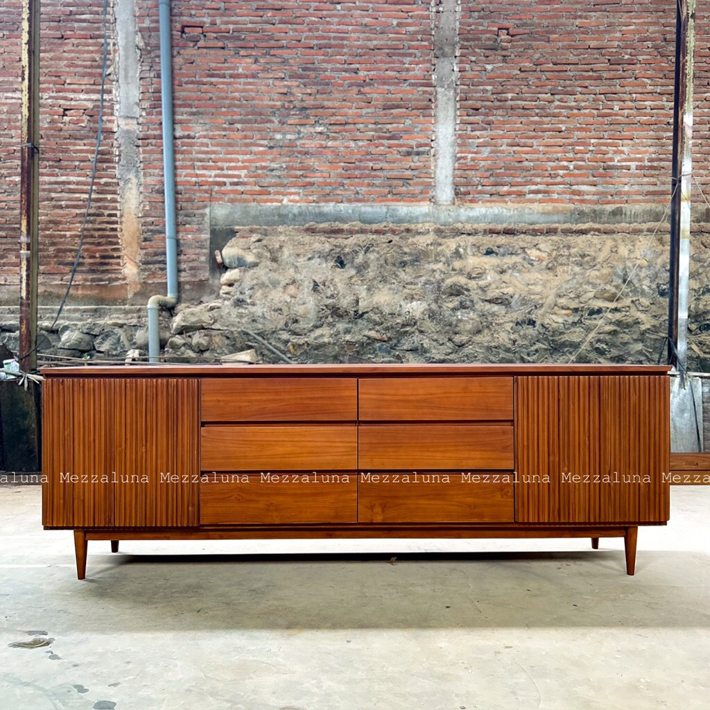 BUFET CABUNET CONSOLE TABLE CUSTOM ARIF . MEJA TV SIMPLE JUMBO KAYU JATI