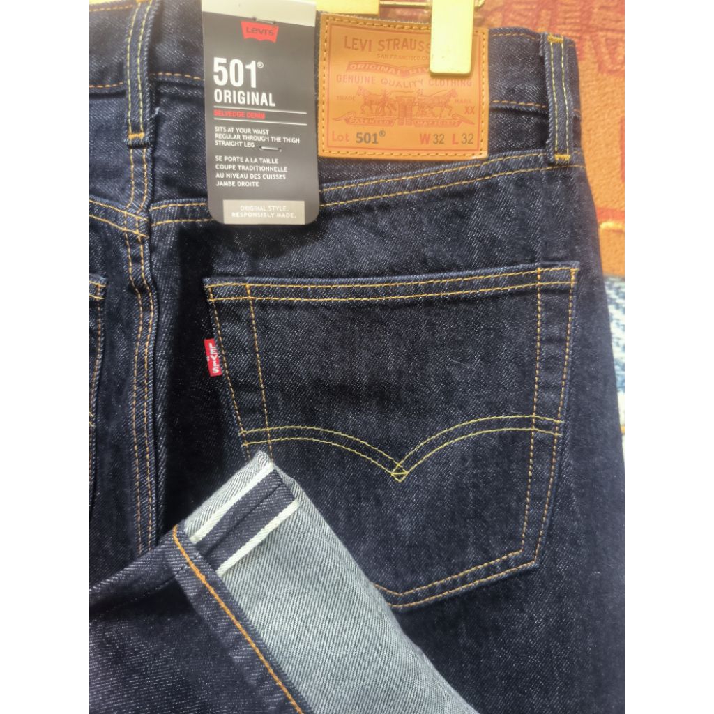 501 Original Selvedge Rinse
