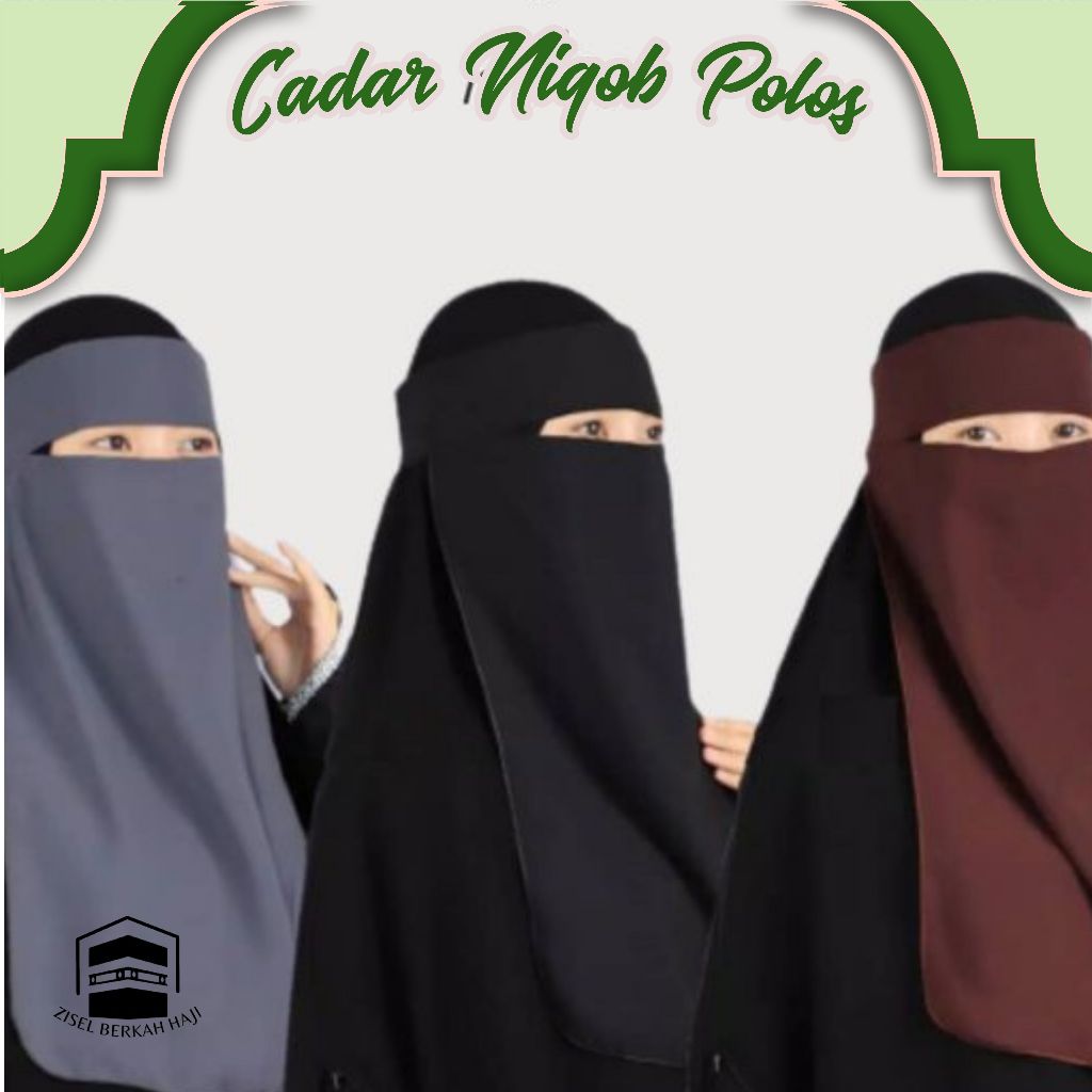 NIQAB BANDANA / NIQOB CADAR POLOS/ BANDANA NIQAB CADAR / NIQAB YAMAN