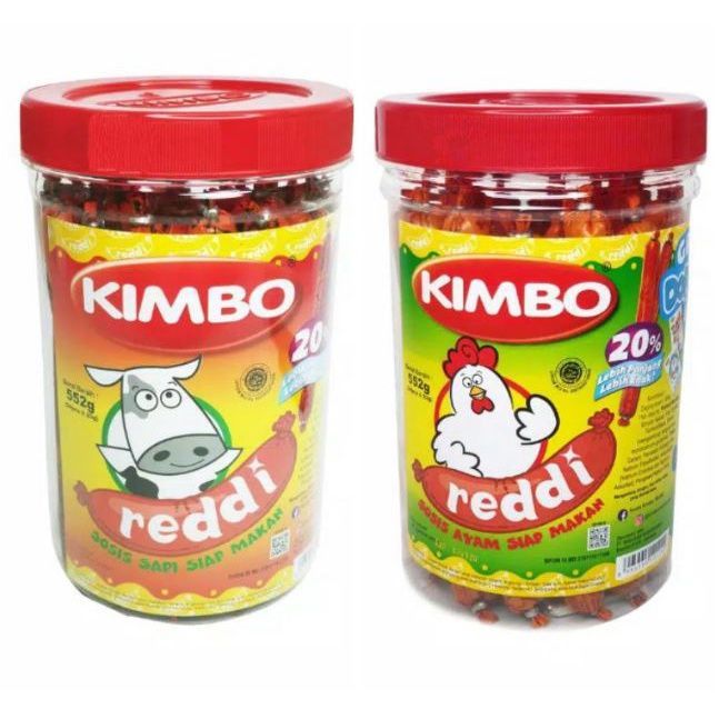KIMBO Reddi Sosis Sapi / ayam Toples