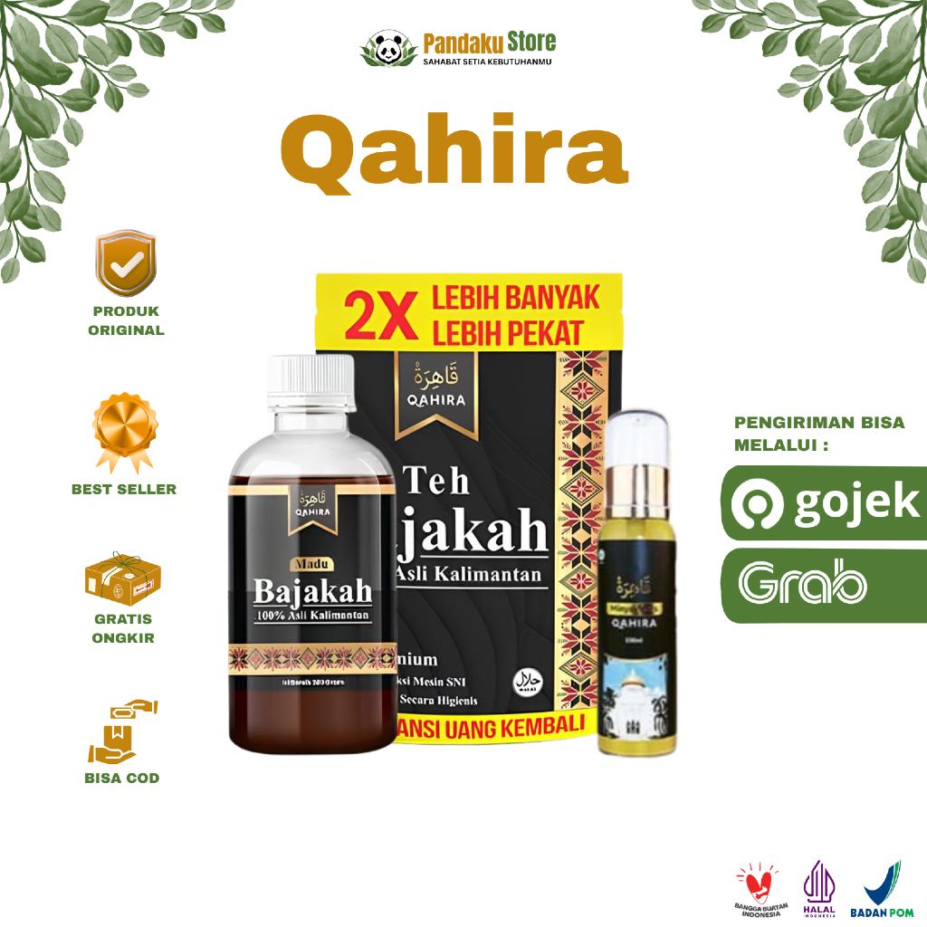 QAHIRA | Minyak Oles Madu dan Teh Bajakah Menyembuhkan Segala Penyakit Original 100%