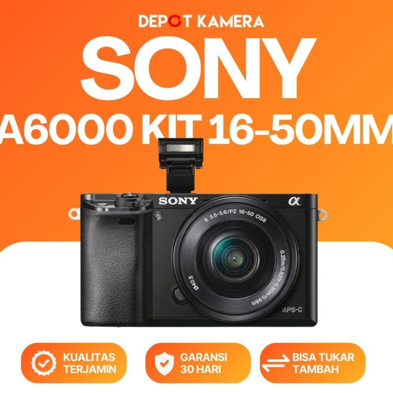 ( DEPOT KAMERA ) SECOND - SONY A6000 KIT 16-50MM