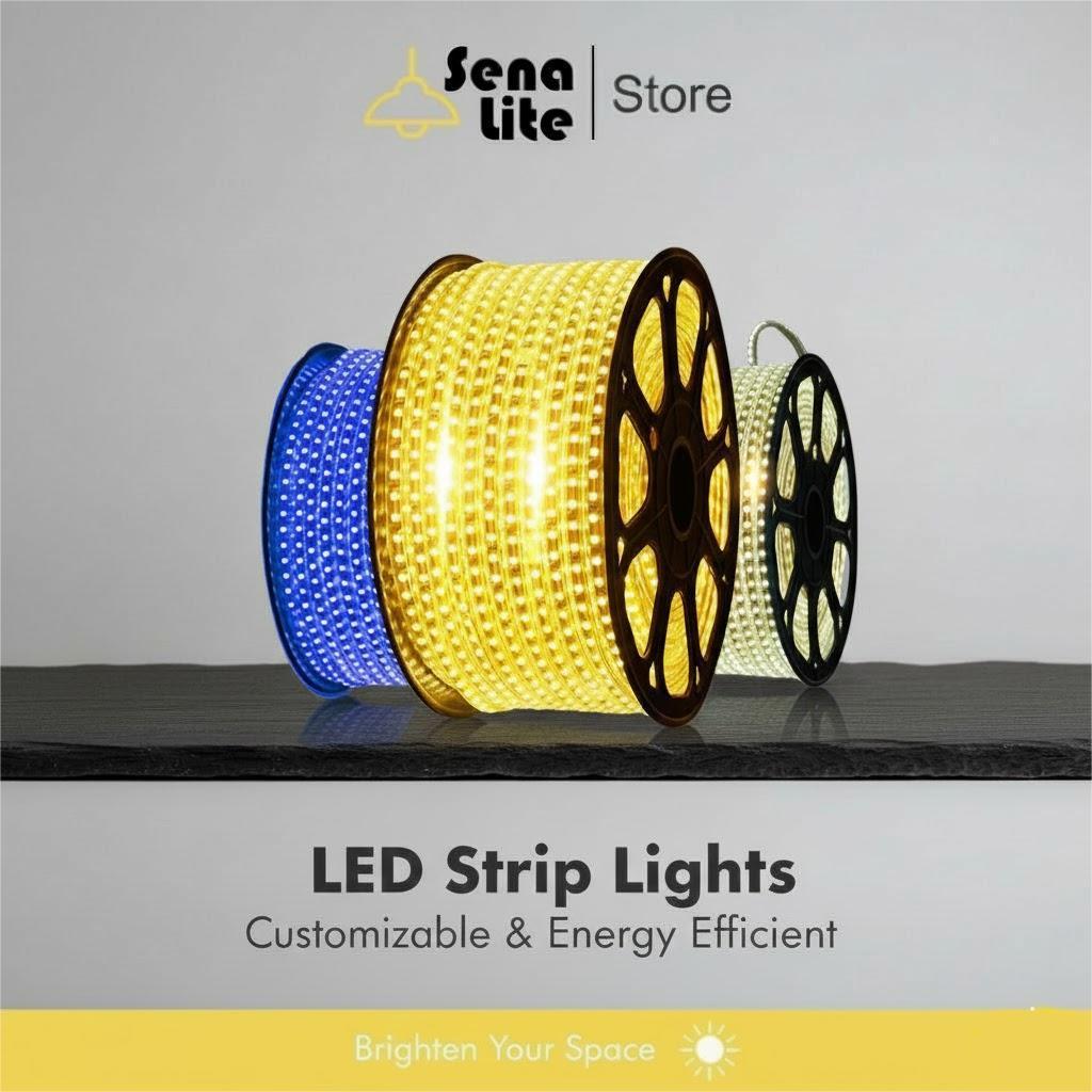 Lampu led strip selang outdoor meteran