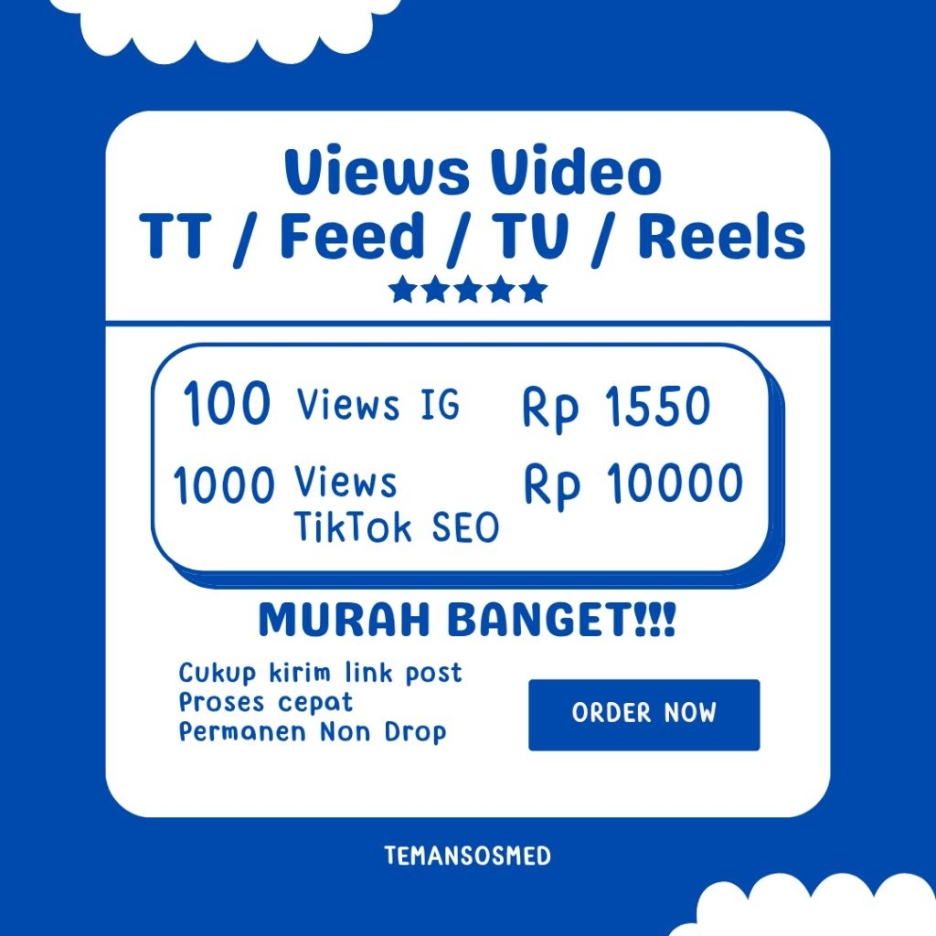 Promo Software terbaik - views ig tiktok permanen