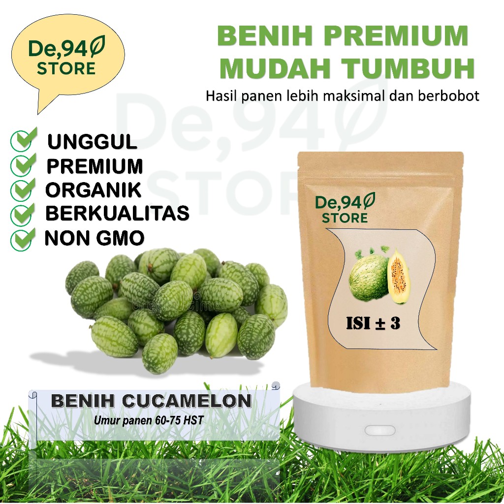 Benih 3 Biji CUCAMELON, timun/melon mini merambat