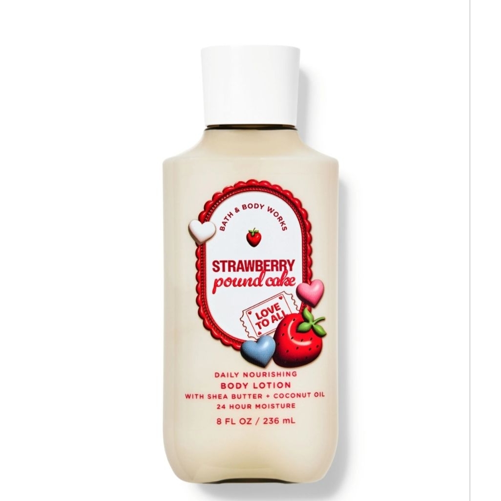 bbw body lotion strawberry pound cake